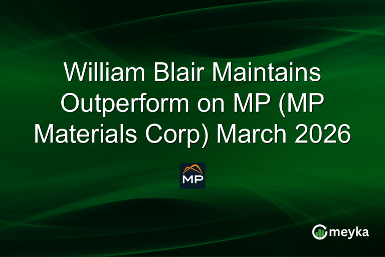 William Blair Maintains Outperform on MP (MP Materials Corp) March 2026