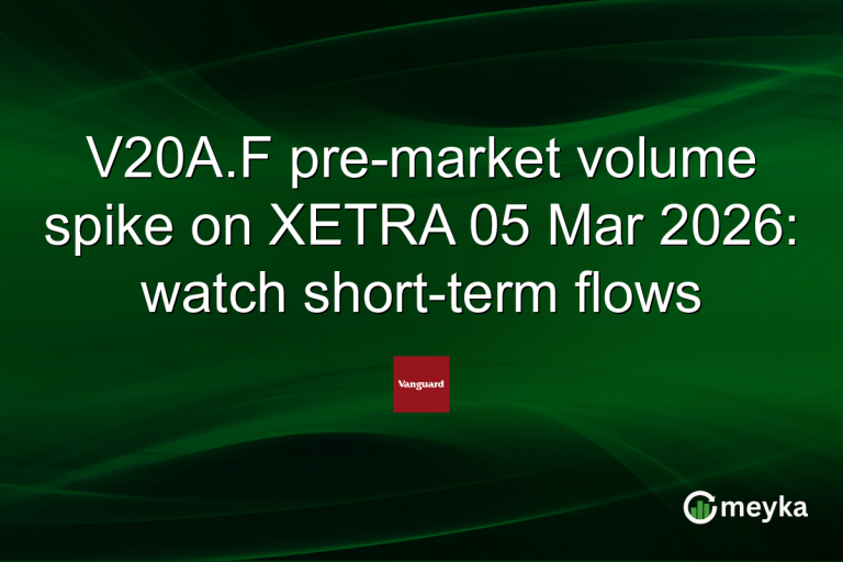 V20A.F pre-market volume spike on XETRA 05 Mar 2026: watch short-term flows