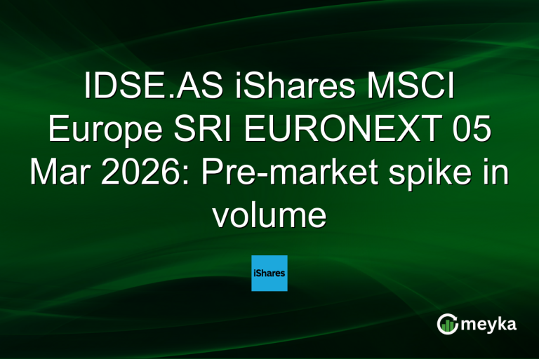 IDSE.AS iShares MSCI Europe SRI EURONEXT 05 Mar 2026: Pre-market spike in volume
