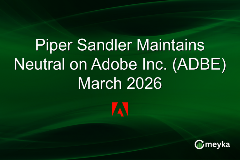 Piper Sandler Maintains Neutral on Adobe Inc. (ADBE) March 2026