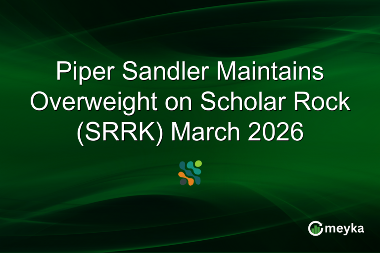 Piper Sandler Maintains Overweight on Scholar Rock (SRRK) March 2026