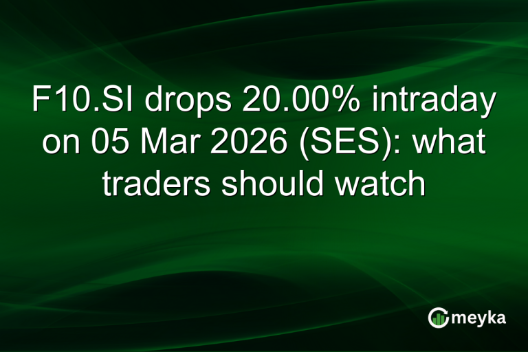F10.SI drops 20.00% intraday on 05 Mar 2026 (SES): what traders should watch