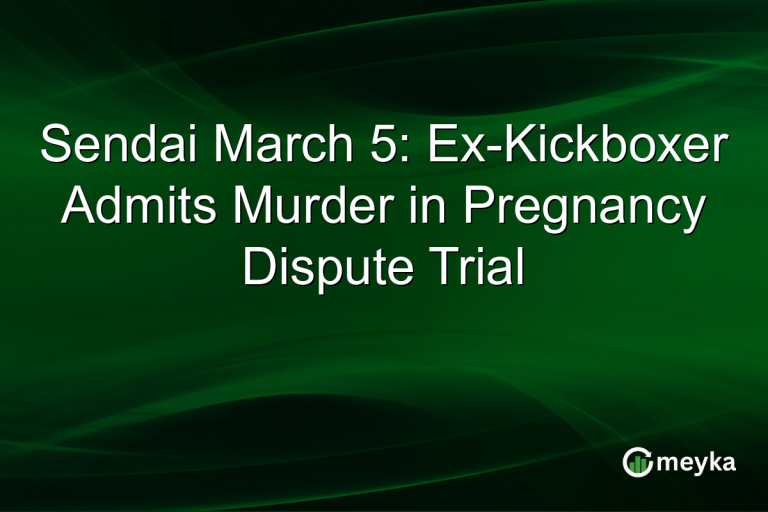 Sendai March 5: Ex-Kickboxer Admits Murder in Pregnancy Dispute Trial