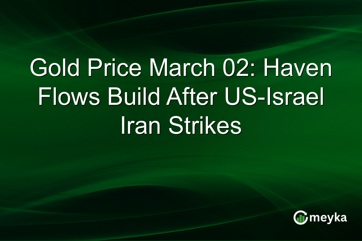 Gold Price March 02: Haven Flows Build After US-Israel Iran Strikes
