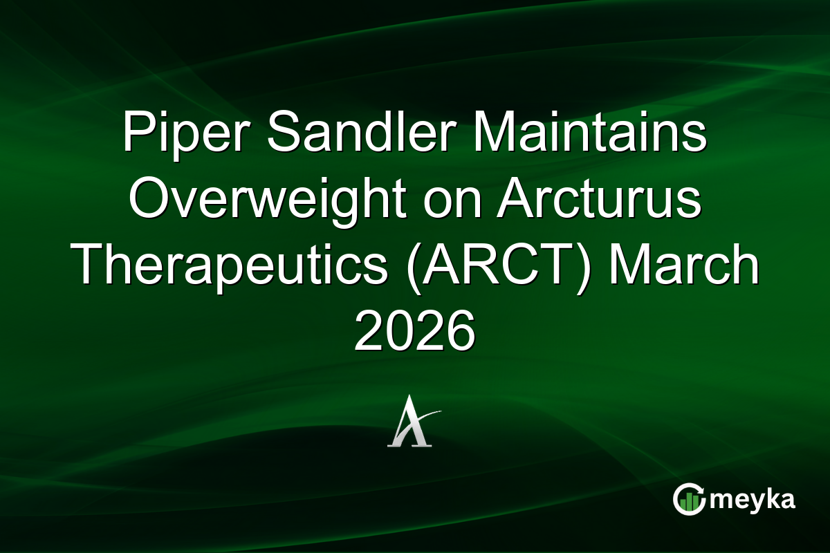 Piper Sandler Maintains Overweight on Arcturus Therapeutics (ARCT) March 2026