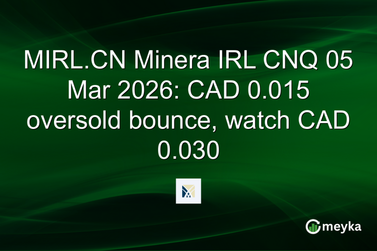 MIRL.CN Minera IRL CNQ 05 Mar 2026: CAD 0.015 oversold bounce, watch CAD 0.030