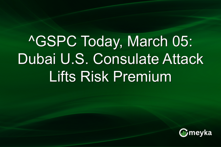 ^GSPC Today, March 05: Dubai U.S. Consulate Attack Lifts Risk Premium