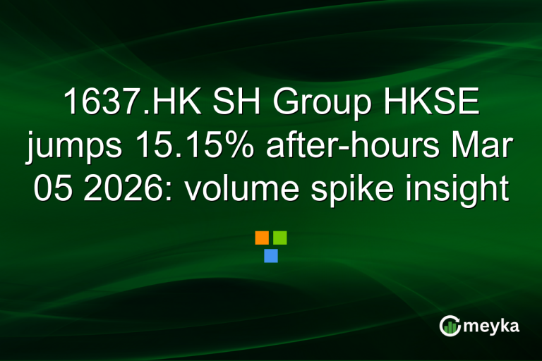 1637.HK SH Group HKSE jumps 15.15% after-hours Mar 05 2026: volume spike insight