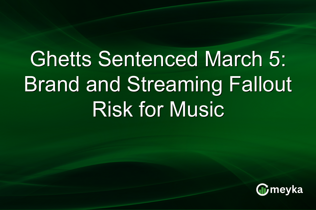 Ghetts Sentenced March 5: Brand and Streaming Fallout Risk for Music