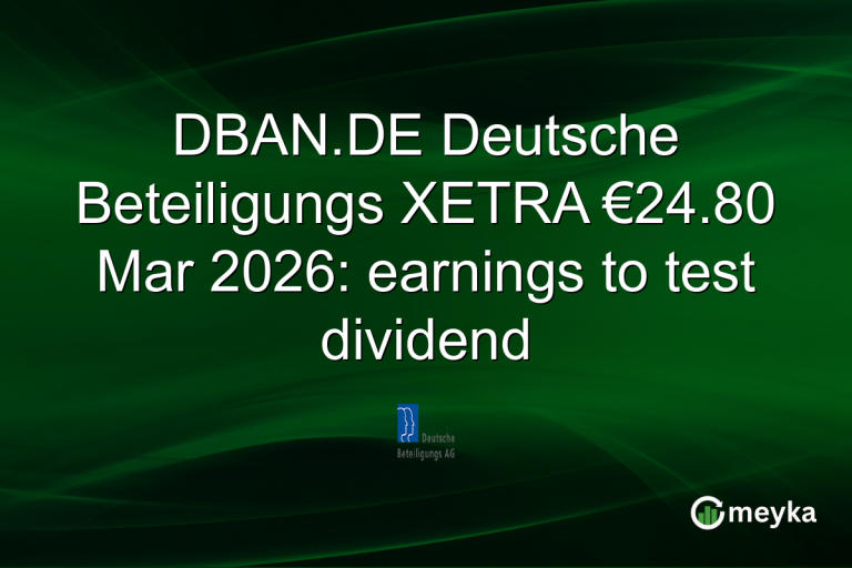 DBAN.DE Deutsche Beteiligungs XETRA €24.80 Mar 2026: earnings to test dividend