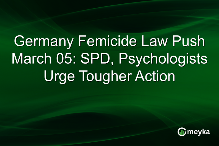 Germany Femicide Law Push March 05: SPD, Psychologists Urge Tougher Action