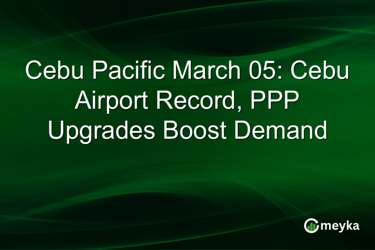 Cebu Pacific March 05: Cebu Airport Record, PPP Upgrades Boost Demand
