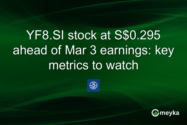 YF8.SI stock at S$0.295 ahead of Mar 3 earnings: key metrics to watch