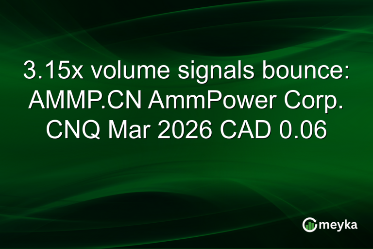 3.15x volume signals bounce: AMMP.CN AmmPower Corp. CNQ Mar 2026 CAD 0.06