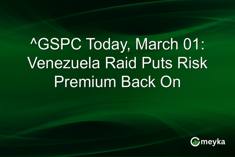 ^GSPC Today, March 01: Venezuela Raid Puts Risk Premium Back On