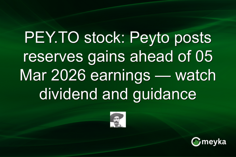 PEY.TO stock: Peyto posts reserves gains ahead of 05 Mar 2026 earnings — watch dividend and guidance