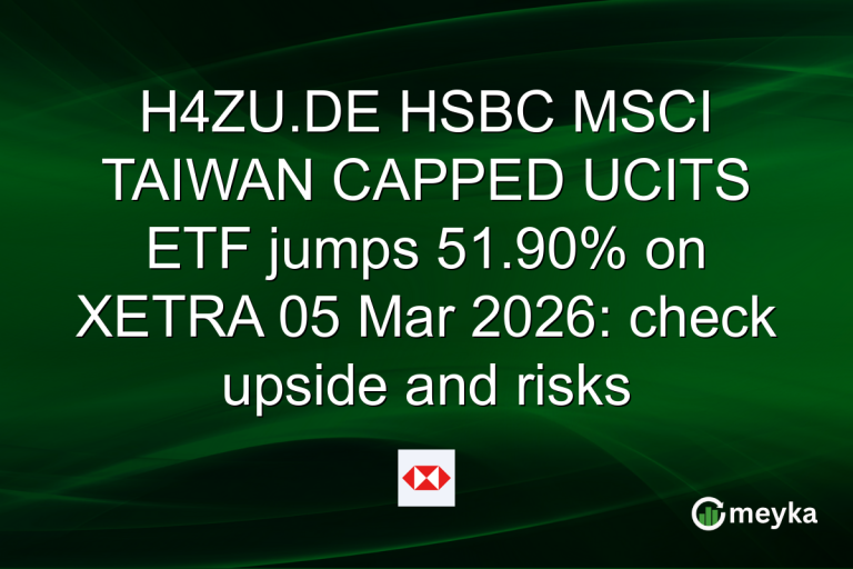 H4ZU.DE HSBC MSCI TAIWAN CAPPED UCITS ETF jumps 51.90% on XETRA 05 Mar 2026: check upside and risks