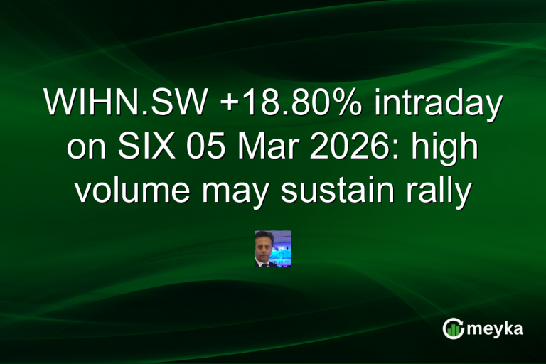 WIHN.SW +18.80% intraday on SIX 05 Mar 2026: high volume may sustain rally