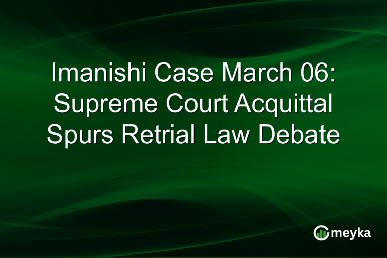 Imanishi Case March 06: Supreme Court Acquittal Spurs Retrial Law Debate