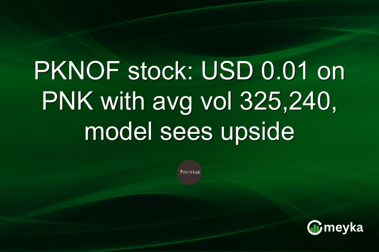 PKNOF stock: USD 0.01 on PNK with avg vol 325,240, model sees upside