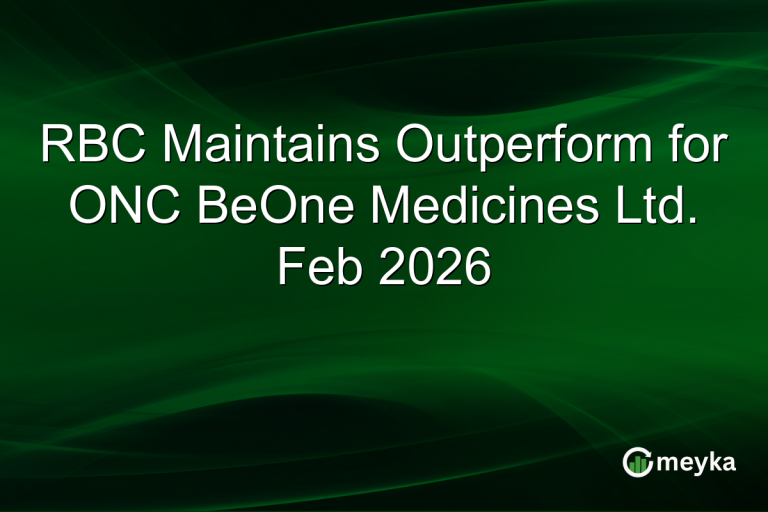 RBC Maintains Outperform for ONC BeOne Medicines Ltd. Feb 2026