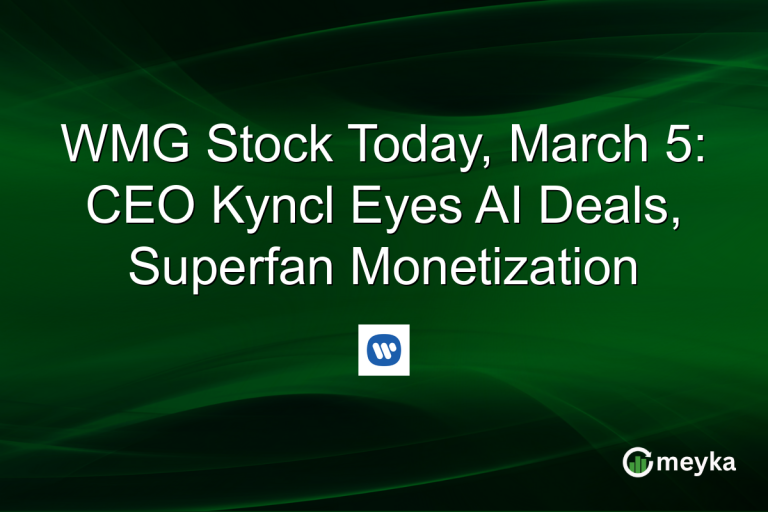 WMG Stock Today, March 5: CEO Kyncl Eyes AI Deals, Superfan Monetization