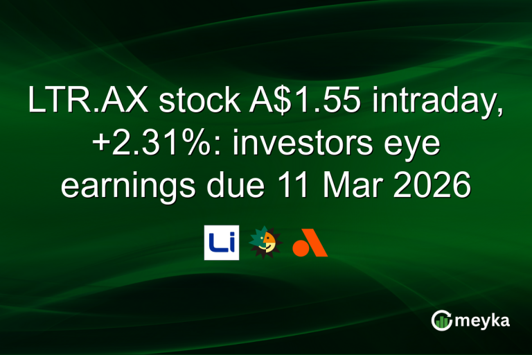 LTR.AX stock A$1.55 intraday, +2.31%: investors eye earnings due 11 Mar 2026