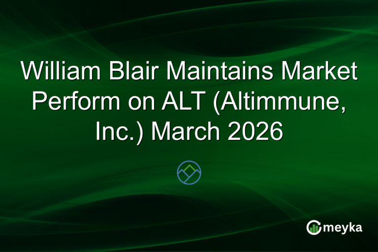 William Blair Maintains Market Perform on ALT (Altimmune, Inc.) March 2026
