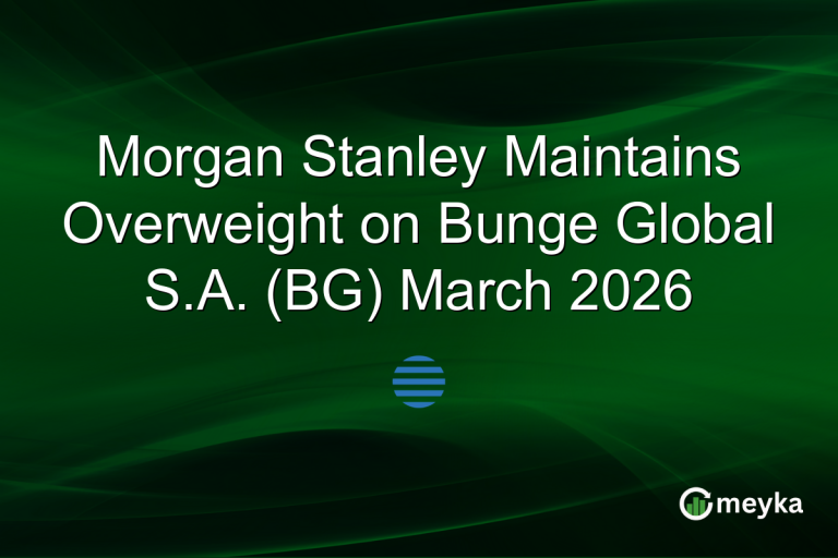 Morgan Stanley Maintains Overweight on Bunge Global S.A. (BG) March 2026