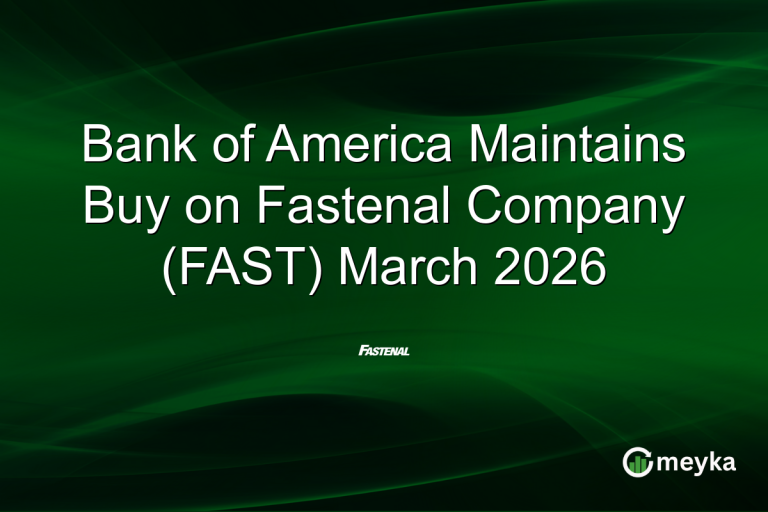 Bank of America Maintains Buy on Fastenal Company (FAST) March 2026