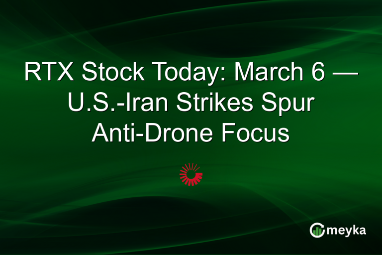 RTX Stock Today: March 6 — U.S.-Iran Strikes Spur Anti-Drone Focus