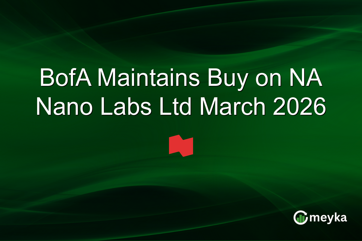 BofA Maintains Buy on NA Nano Labs Ltd March 2026