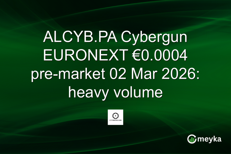 ALCYB.PA Cybergun EURONEXT €0.0004 pre-market 02 Mar 2026: heavy volume