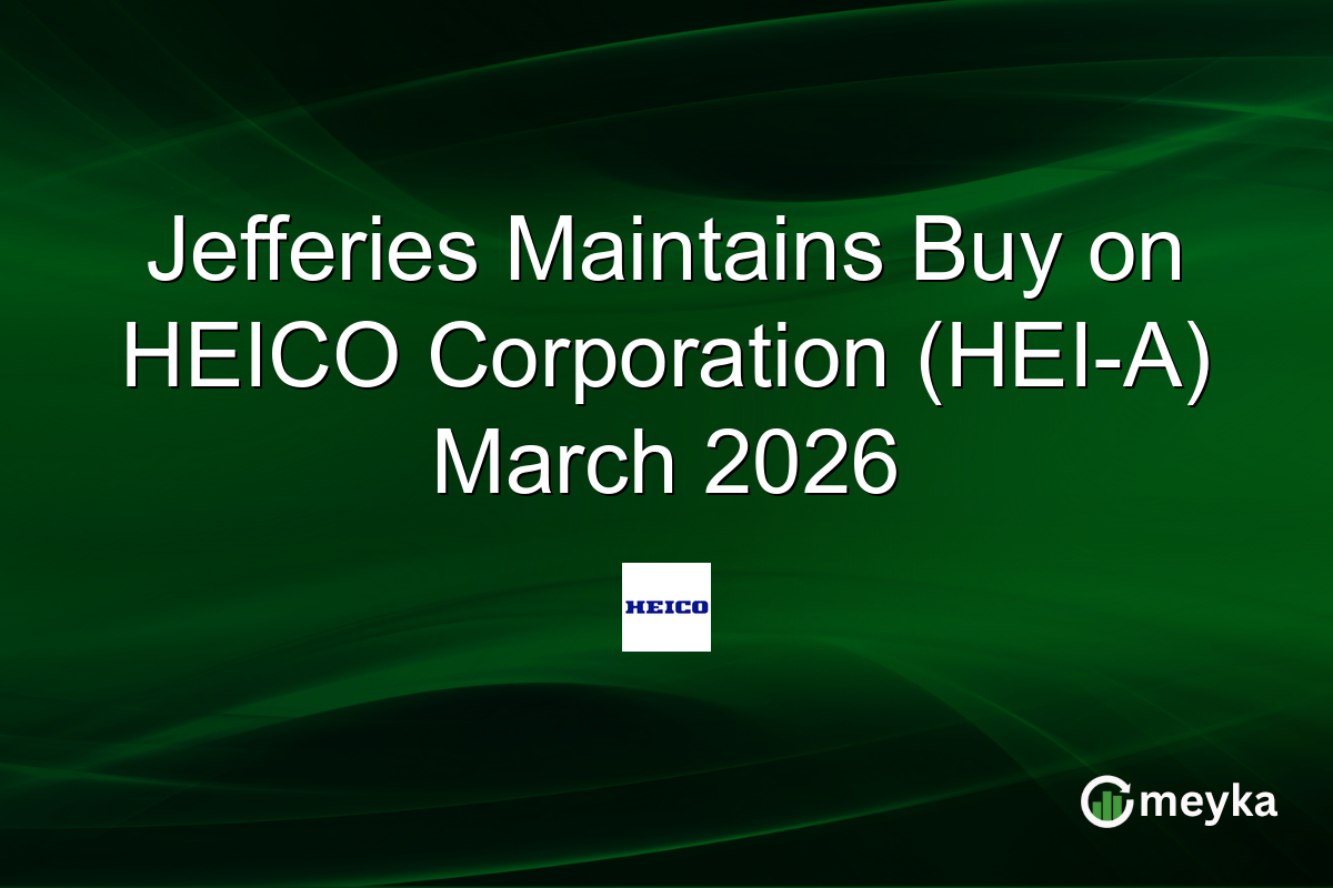 Jefferies Maintains Buy on HEICO Corporation (HEI-A) March 2026