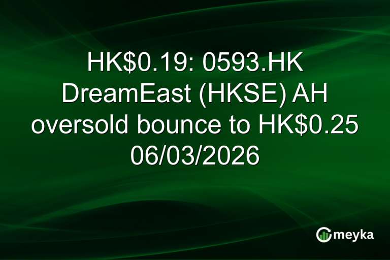 HK$0.19: 0593.HK DreamEast (HKSE) AH oversold bounce to HK$0.25 06/03/2026