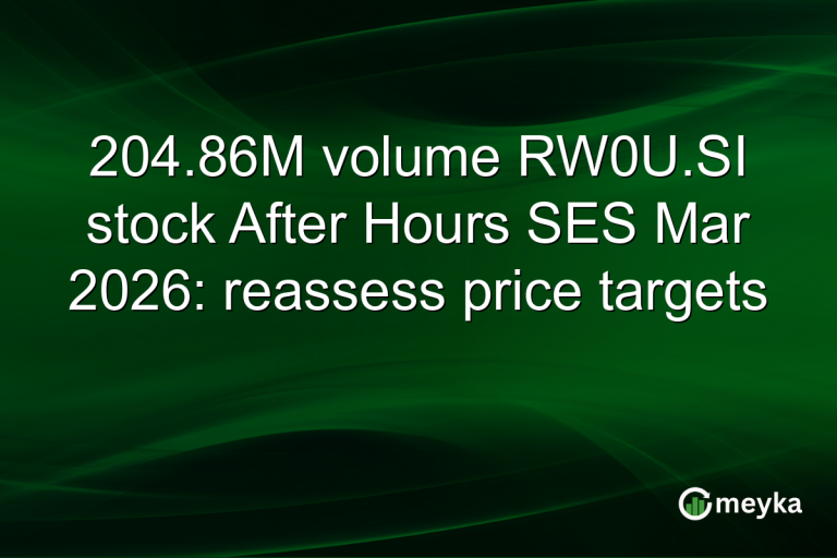 204.86M volume RW0U.SI stock After Hours SES Mar 2026: reassess price targets