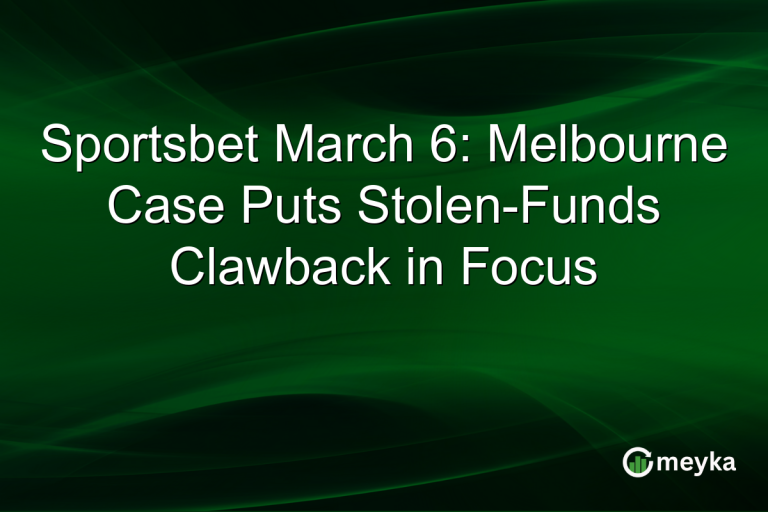 Sportsbet March 6: Melbourne Case Puts Stolen-Funds Clawback in Focus