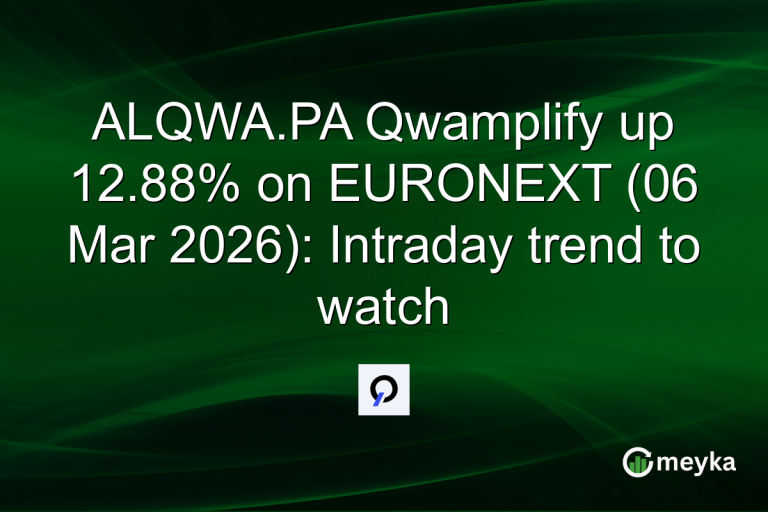 ALQWA.PA Qwamplify up 12.88% on EURONEXT (06 Mar 2026): Intraday trend to watch
