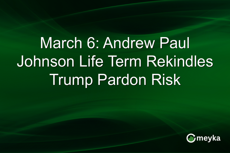 March 6: Andrew Paul Johnson Life Term Rekindles Trump Pardon Risk
