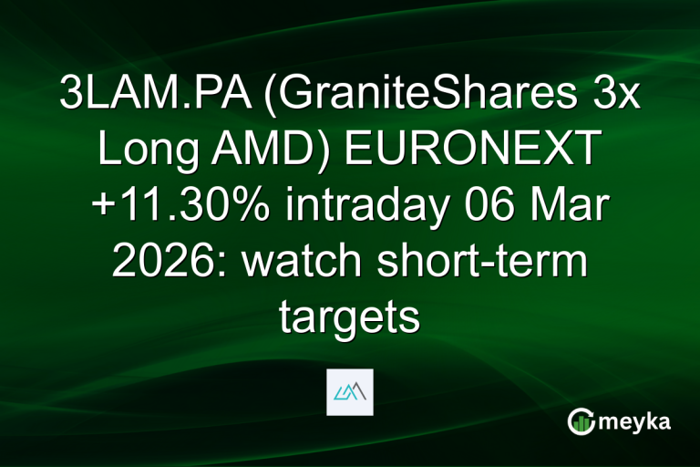 3LAM.PA (GraniteShares 3x Long AMD) EURONEXT +11.30% intraday 06 Mar 2026: watch short-term targets