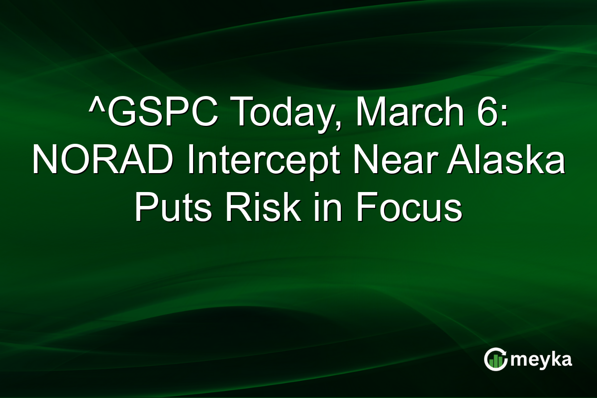 ^GSPC Today, March 6: NORAD Intercept Near Alaska Puts Risk in Focus