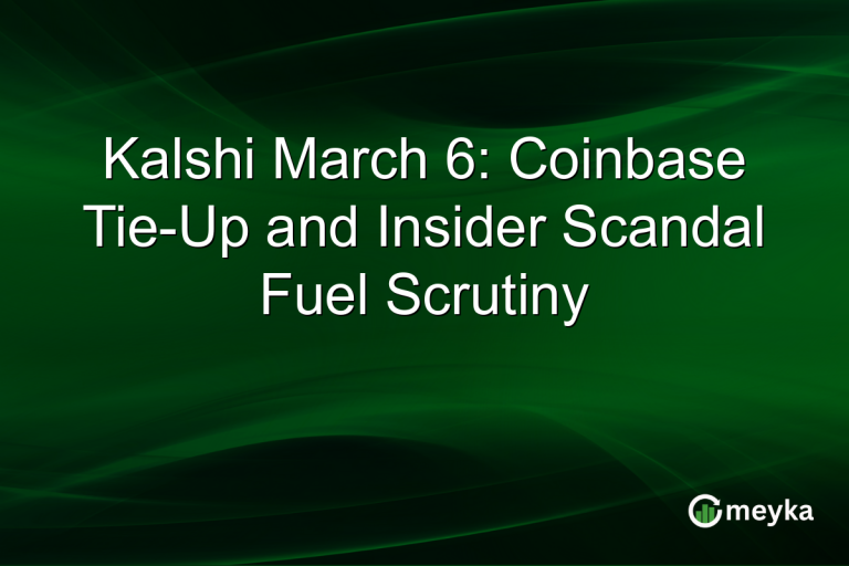 Kalshi March 6: Coinbase Tie-Up and Insider Scandal Fuel Scrutiny