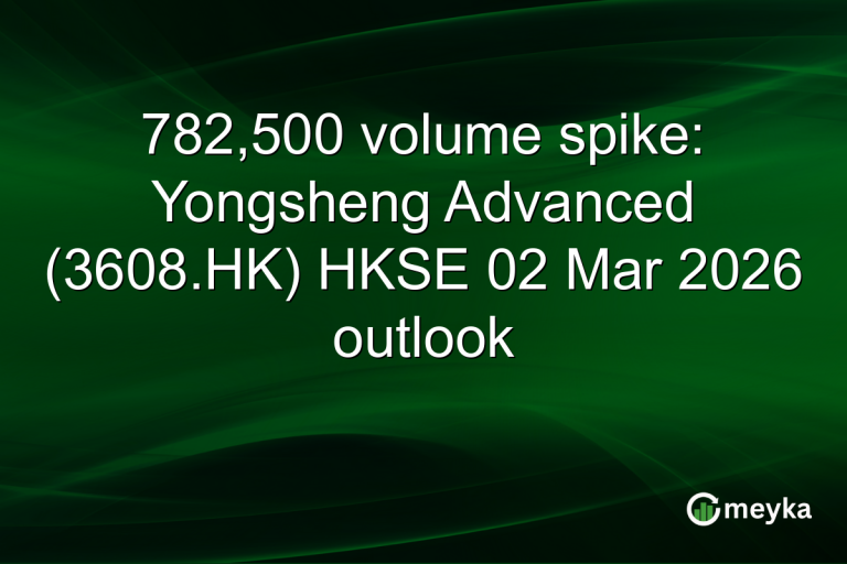 782,500 volume spike: Yongsheng Advanced (3608.HK) HKSE 02 Mar 2026 outlook