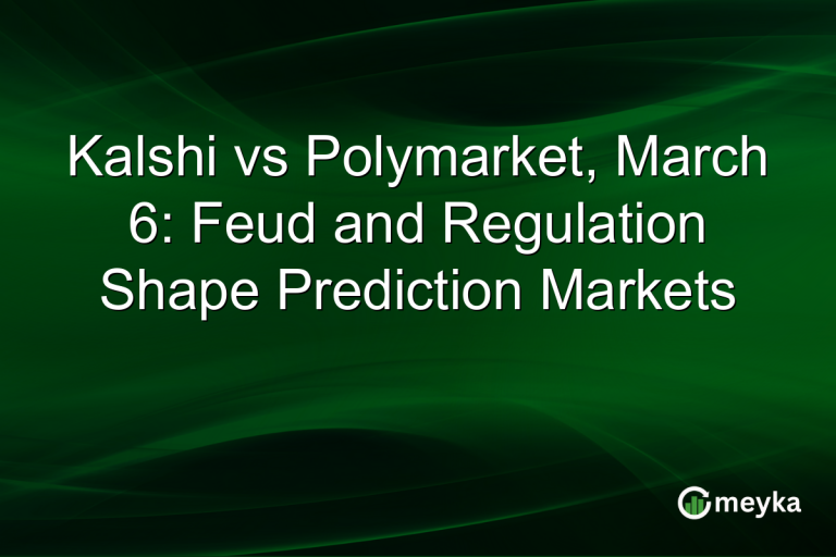 Kalshi vs Polymarket, March 6: Feud and Regulation Shape Prediction Markets
