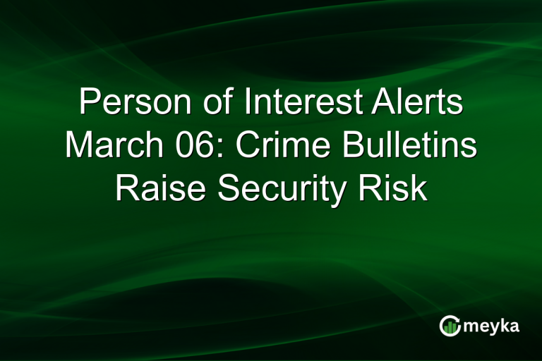 Person of Interest Alerts March 06: Crime Bulletins Raise Security Risk