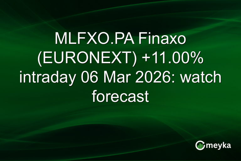 MLFXO.PA Finaxo (EURONEXT) +11.00% intraday 06 Mar 2026: watch forecast