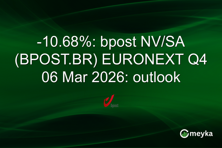 -10.68%: bpost NV/SA (BPOST.BR) EURONEXT Q4 06 Mar 2026: outlook