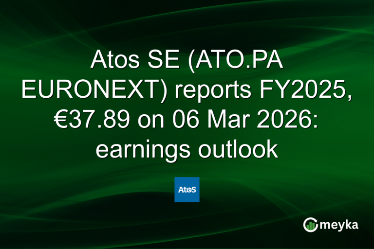 Atos SE (ATO.PA EURONEXT) reports FY2025, €37.89 on 06 Mar 2026: earnings outlook