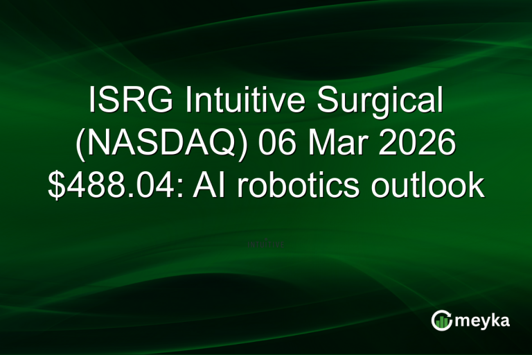 ISRG Intuitive Surgical (NASDAQ) 06 Mar 2026 $488.04: AI robotics outlook