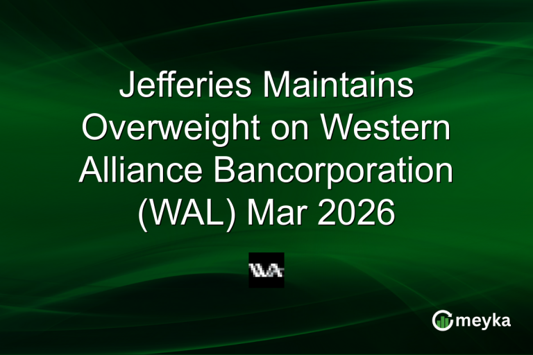 Jefferies Maintains Overweight on Western Alliance Bancorporation (WAL) Mar 2026